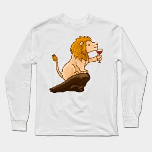 Have a wine with Mr Lion Long Sleeve T-Shirt